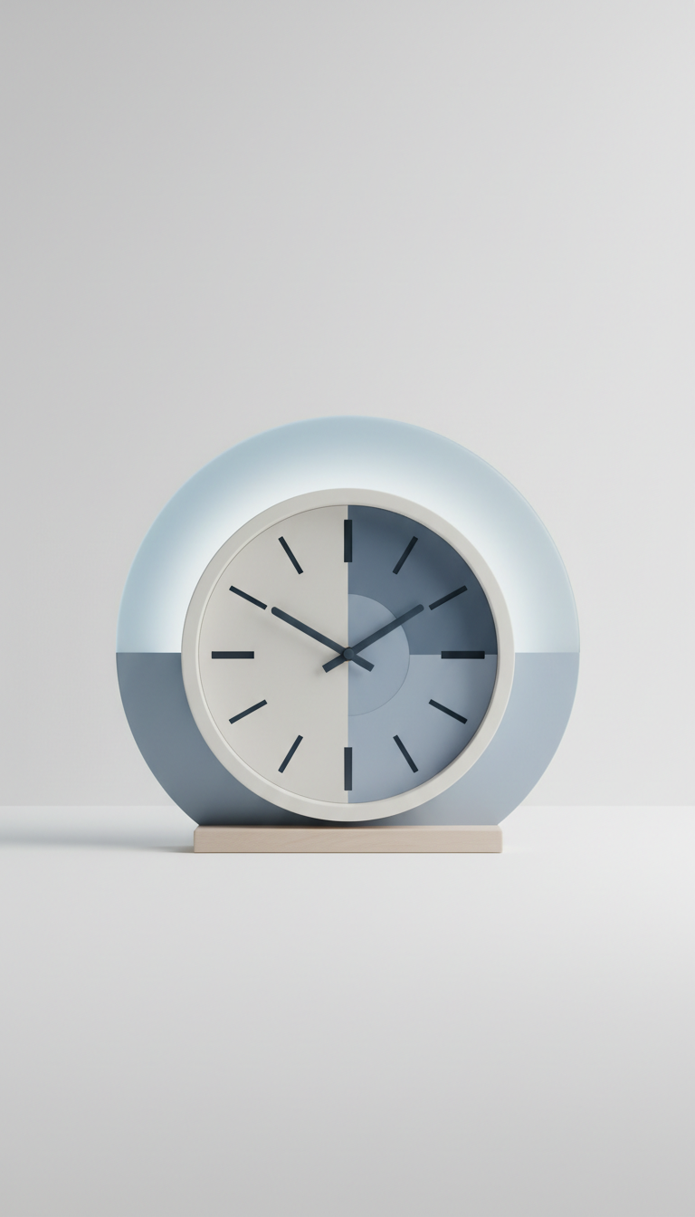 Sunrise Clock with Gentle Light Gradation